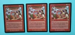 Magic the Gathering MTG Mercadian Masques BRAWL X 3 LP/EX Rare 1999! - Image 2