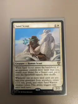 Sand Scout / Commander: Outlaws of Thunder Junction Regular/ Magic MTG - Image 1