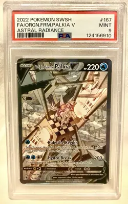Pokemon Origin Forme Palkia V 167/189 Swsh10: Astral Radiance Holo PSA 9 - Image 1