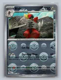 Bisharp (Poke Ball Pattern) 065/086 Holo Uncommon Black Bolt Pokemon NM - Image 1