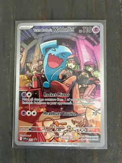 2025 Pokemon—Team Rocket's Wobbuffet #203 Promo - Image 1