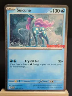 🔥Pokemon TCG Suicune 026/094 Me02 Phantasmal Flames Holo GameStop Stamped Promo - Image 1