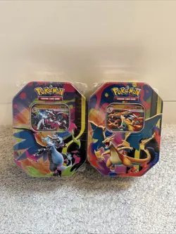 Mega Charizard EX Tins X and Y - Brand New & Factory Sealed X2 Pokemon TCG - Image 1