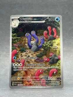 Pokemon - 224/091 Wugtrio SV Paldean Fates PAF Illustration Rare NM TCG - Image 1