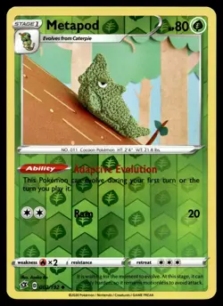 METAPOD 002/192 UNCOMMON REBEL CLASH - Image 1