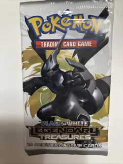 Pokemon Black and White Legendary Treasures Booster Pack UNOPENED And Sealed - Image 1