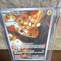 Pokemon TCG Dedenne 050 SVP Black Star Promo Holo Rare HP 70 English - Image 1