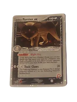 The Pokemon Company Rocket's Persian ex 116/115 Unseen Forces Holo Secret Rare - Image 2