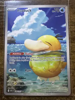 Psyduck 226/217 Illustration Rare. Ascended Heroes, Full Art Holo, Pokemon TCG - Image 1