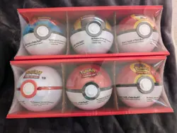2x Pokemon 3 Pokeball Tins set Costco Exclusive Factory Sealed - Image 1