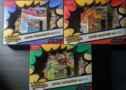 Pokemon Mega Evolution Ascended Heroes Ex Box Set of 3 Factory Sealed - Image 1