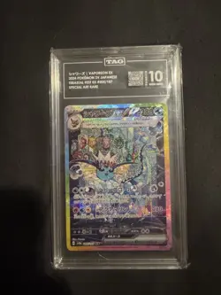 Pokemon Japanese Vaporeon EX Terastal Festival EX Special Art Rare TAG 10 - Image 3