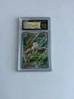 Pokemon Meowth 106/094 Illustration Rare Phantasmal Flames CGC Pristine 10 - Image 1