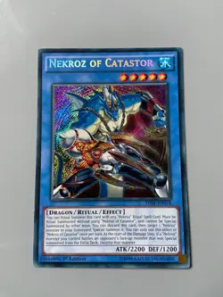 Nekroz of Catastor - 1st Edition Secret Rare THSF-EN018 Yugioh - Image 1