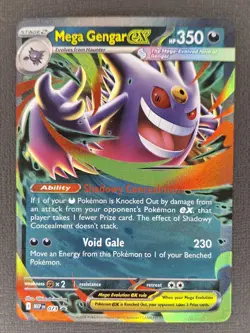 Pokemon TCG Mega Gengar EX 073 Black Star Promo Mega Moonlit Tin - M/NM - Image 1
