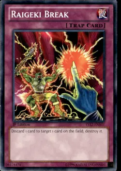 Yu-Gi-Oh Raigeki Break Yu-Gi-Oh YS12-EN031 1st Edition Non Holo - Image 1