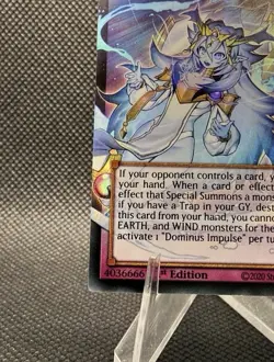 YuGiOh Dominus Impulse Ultra Rare 1st Edition BLGG-EN146 English - Image 4