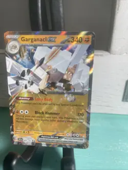 Garganacl EX 089/142 S&V Stellar Crown Holo Double Rare Pokemon Card - NM - Image 3