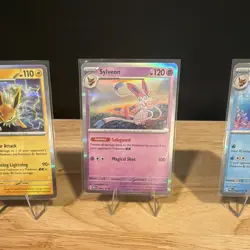 Pokemon TCG Brilliant Stars Eevee Jolteon Sylveon Vaporeon Flareon Lot 7 EN Holo - Image 4
