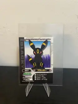 2009 Umbreon Pokemon Sticker Seal No.207 Bandai Japanese Nintendo RARE - Image 1