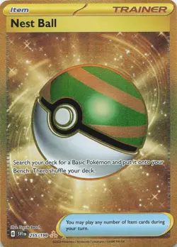 Nest Ball 255/198 Hyper Rare Scarlet & Violet Pokemon Lightly Played - Image 1