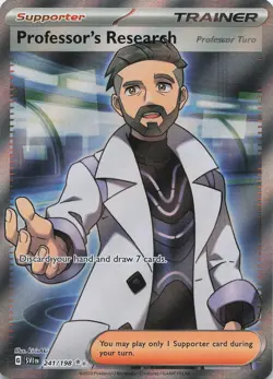 Professor's Research (Professor Turo) 241/198 Scarlet & Violet Pokemon LP - Image 1