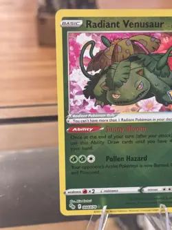 Radiant Venusaur 004/078 Pokemon GO Holo Free Shipping! - Image 5