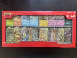 Pokemon TCG: Prismatic Evolutions Costco Mini Tins 8 Pack | New & Sealed #2 - Image 1