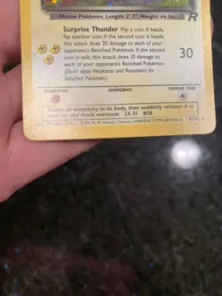 Pokemon Dark Raichu 83/82 Team Rocket Holo Secret Rare English WOTC 2000 - Image 4