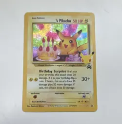 Pokemon Birthday Pikachu Wotc Promo #24 Holo 50 HP English 1999 - Image 1