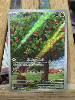 Applin 185/167 Twilight Masquerade Illustration Rare IR Pokemon TCG NEAR MINT NM - Image 1