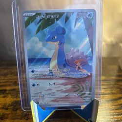Pokemon TCG Misty's Lapras Destined Rivals 194/182 Illustration Rare - Image 1