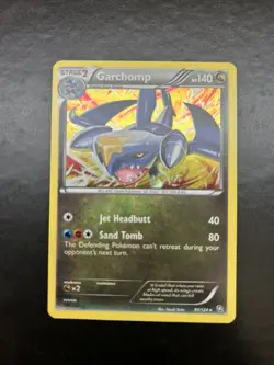 Pokemon TCG Garchomp 91/124 Rare BW Dragons Exalted LP - Image 1