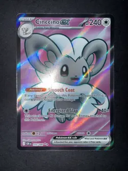 2026 Pokemon Chaos Rising Cinccino ex 105/086 Ultra Rare - Image 1