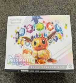 Pokemon TCG Scarlet Violet Prismatic Evolutions Elite Trainer Box ETB New Sealed - Image 1