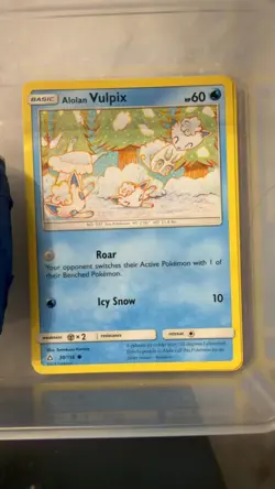 Alolan Vulpix 30/156 Common Ultra Prism Pokemon Near Mint - Image 1