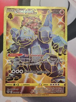 RAW! near mint Coalossal - 198/189 - Darkness Ablaze - Pokemon Gold Secret Rare - Image 1