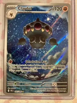 Claydol 92/86 Illustration Rare Pokemon Chaos Rising ME04 NM - Image 1