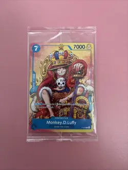 One Piece Monkey D Luffy P-043 Sealed Promo TCG English - Image 1