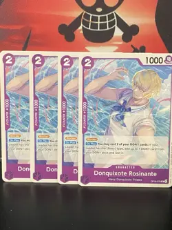 Donquixote Rosinante OP16-070 4x Playset English One Piece TCG CCG Mint - Image 1