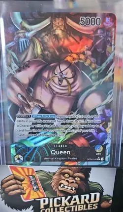 QUEEN OP04-040 KINGDOMS OF INTRIGUE ONE PIECE English Alt Art Leader NM! - Image 1