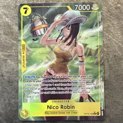 Bandai One Piece CCG Nico Robin OP15-109 Sky Island/Straw Hat Crew Rare 7c 7k - Image 1