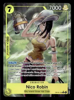 One Piece TCG Adventure on Kami's Island #OP15-109 Nico Robin (OP15-109) (Alt) - Image 1