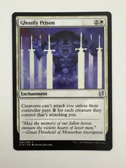 Ghostly Prison MTG Magic the Gathering Card NM Near Mint C18 - Image 1