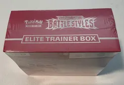 Pokemon Trading Sword & Shield Battle Styles 133+ cards, Elite Trainer Box, Red - Image 5