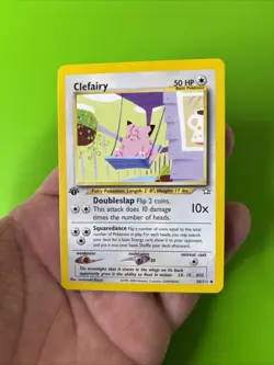 Clefairy 30/111 1st Edition Neo Genesis Pokemon Card MP - Image 3