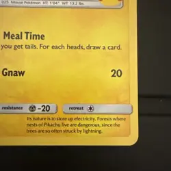 Pokemon Pikachu TCG Holo Card 25/25 McDonald's 2021 Promo (NM Condition) - Image 4