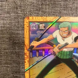 ONE PIECE Carddass Hyper Battle Zoro C492 Trading Card - Image 2