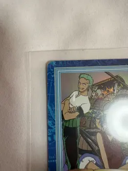 One Piece Hyper Battle CardDass S01 Luffy Pirates Holo Card - Image 2