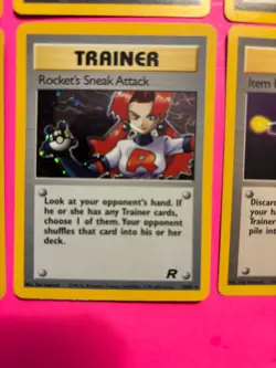 LOT OF 6 POKEMON CARDS -TRAINER CARDS BASE SET VINTAGE CARDS GOOD ONES 2 HOLO!! - Image 2